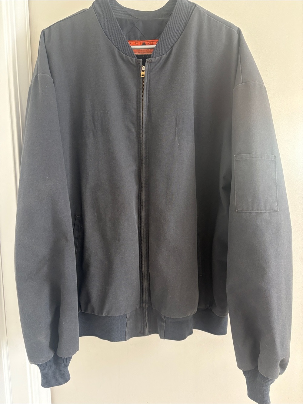 Vintage Red Kap Perma-Lined Team Jacket Navy Size XXL-RG